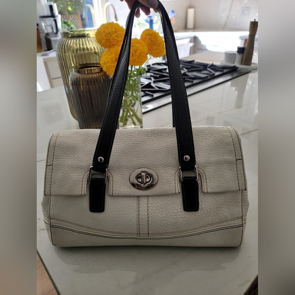 Coach Hamilton Shoulder Bag in Beige